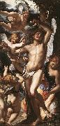 St Sebastian Tended by Angels